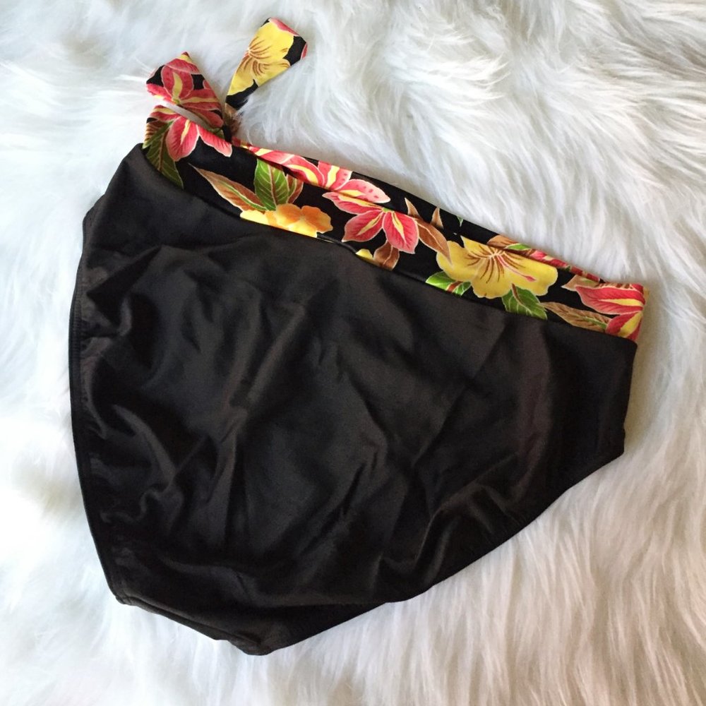 📦 REDUCED! HIGH WAIST FLORAL BAND BOTTOM - Picture 2 of 4